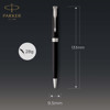 Parker Sonnet Matte Black PT balpen