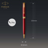 Parker Sonnet Red Lacquer GT balpen