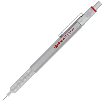 Rotring 600 0.5mm Silver vulpotlood