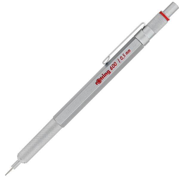 Rotring 600 0.5mm Silver vulpotlood