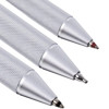 Rotring 600 Multi Pen - Silver - vulpotlood 0.5mm balpen rood, zwart