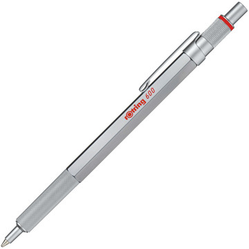 Rotring 600 Silver balpen