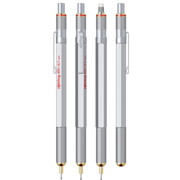 Rotring 800 0.7mm Silver vulpotlood