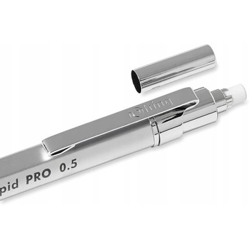 Rotring Rapid Pro 0.5mm Silver vulpotlood