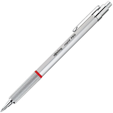 Rotring Rapid Pro 0.7mm Silver vulpotlood