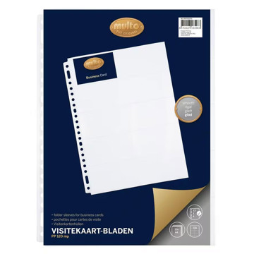 interieur 23-gaats Multo visitekaart 10stuks - 200 kaarten