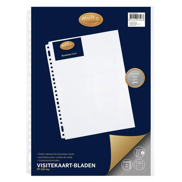 interieur 23-gaats Multo visitekaart 10stuks - 200 kaarten