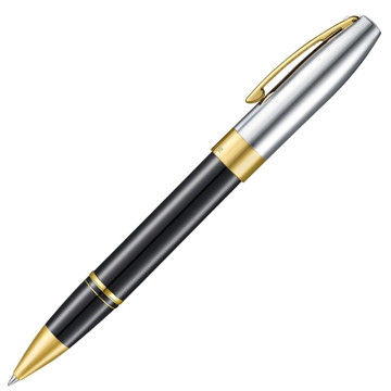 Sheaffer Legacy Heritage Glossy Black - Chrome Cap GT rollerball