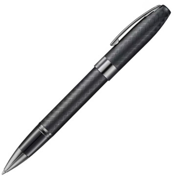 Sheaffer Legacy Heritage Matte Black Chevron PVD rollerball