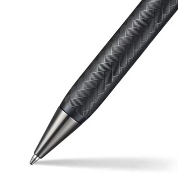 Sheaffer Legacy Heritage Matte Black Chevron PVD balpen