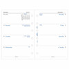 Filofax Pocket calendarium 2024 7 dagen op 2 pagina's Engels blanco
