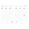 Filofax A5 calendarium  7 dagen op 2 pagina's Recycled