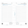 Filofax Personal calendarium 1 dag   op 1 pagina    5-talig gelijnd + tijd