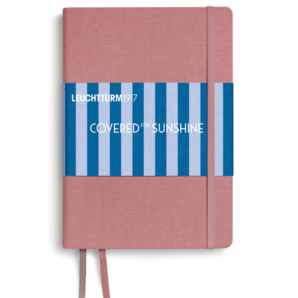 Leuchtturm1917 Covered for Sunshine Medium A5 notitieboek Beach Rose dotted