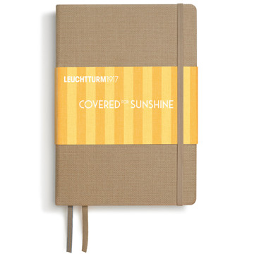 Leuchtturm1917 Covered for Sunshine Medium A5 notitieboek Dune dotted