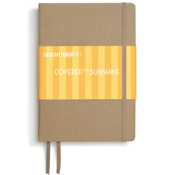 Leuchtturm1917 Covered for Sunshine Medium A5 notitieboek Dune dotted