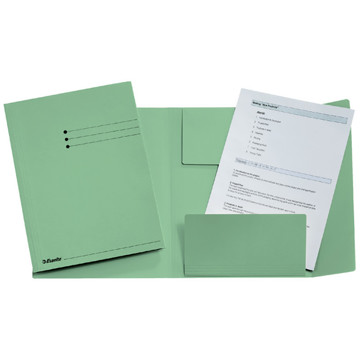 dossiermap Esselte A4 245x318mm 275gr - groen