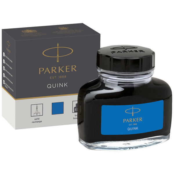 Parker inkt Quink 57ml Washable Blue