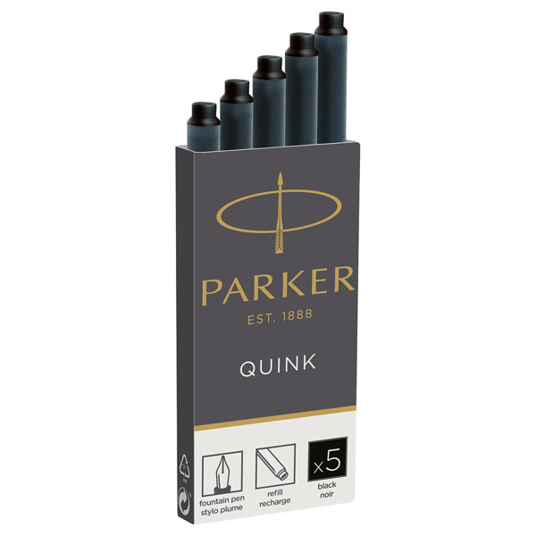 Parker inktpatronen Quink Black