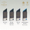 Parker inktpatronen Quink Black