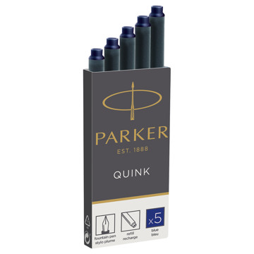 Parker inktpatronen Quink Blue