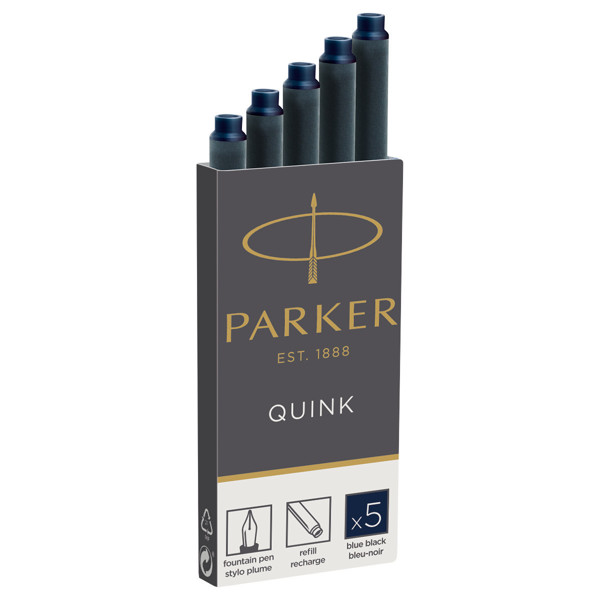 Parker inktpatronen Quink Blue / Black