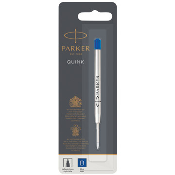 Parker balpenvulling Quink Blue      1.2mm broad