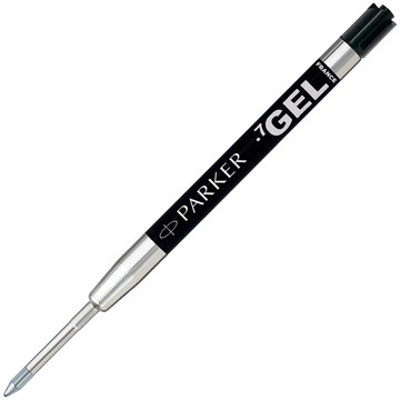 Parker balpenvulling Quink gel Black 0.7mm gelschrijver