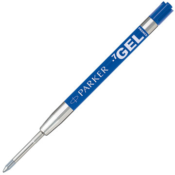 Parker balpenvulling Quink gel Blue  0.7mm gelschrijver