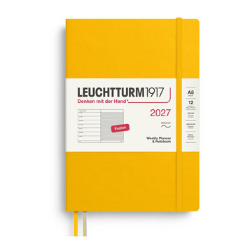 Leuchtturm1917 agenda A5 Medium Weekly Planner & Notebook Softcover