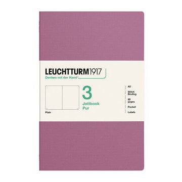 LEUCHTTURM1917 Jottbook Pur Medium A5 Flexcover blanco Dusty Rose
