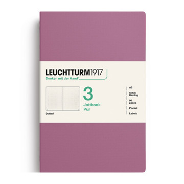 LEUCHTTURM1917 Jottbook Pur Medium A5 Flexcover dotted Dusty Rose