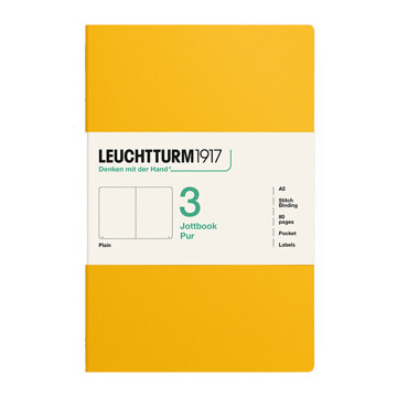 LEUCHTTURM1917 Jottbook Pur Medium A5 Flexcover blanco Sunflower