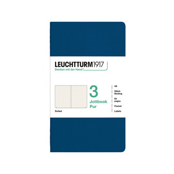 LEUCHTTURM1917 Jottbook Pur Pocket A6 Flexcover dotted Indigo