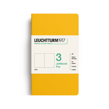 LEUCHTTURM1917 Jottbook Pur Pocket A6 Flexcover blanco Sunflower