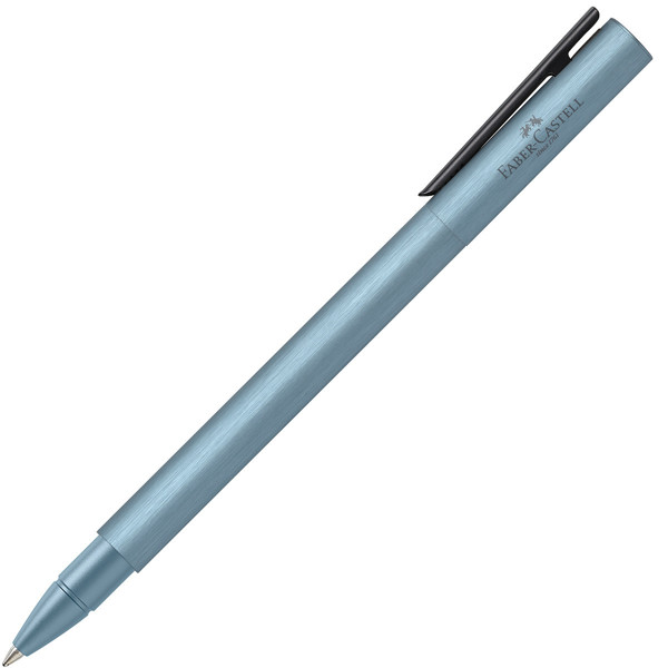 Faber-Castell Neo Slim Aluminium Serenity Blue rollerball