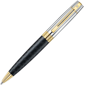 Sheaffer 300 Engraved Black - Chrome Cap GT balpen