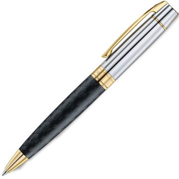 Sheaffer 300 Engraved Black - Chrome Cap GT balpen