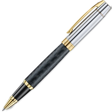 Sheaffer 300 Engraved Black - Chrome Cap GT rollerball