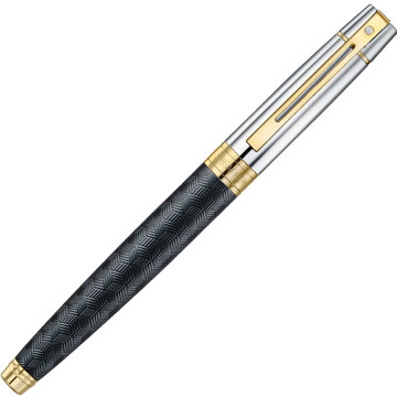 Sheaffer 300 Engraved Black - Chrome Cap GT rollerball