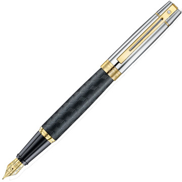 Sheaffer 300 Engraved Black - Chrome Cap GT vulpen