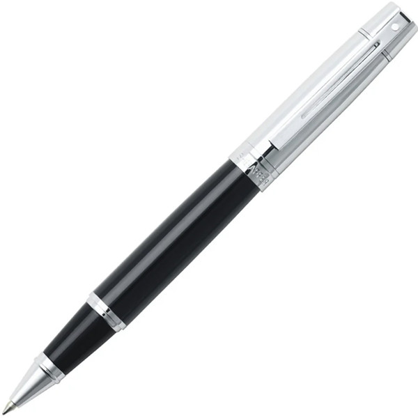 Sheaffer 300 Glossy Black - Chrome Cap CT balpen