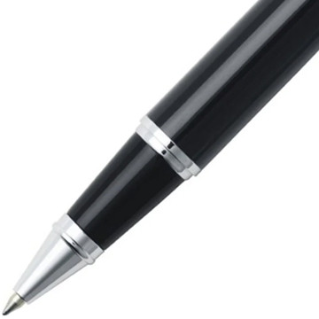Sheaffer 300 Glossy Black - Chrome Cap CT rollerball
