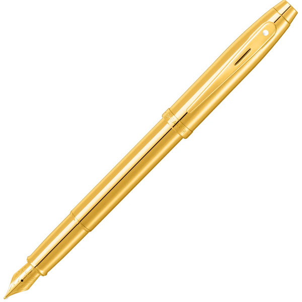 Sheaffer 100 Glossy PVD Gold vulpen