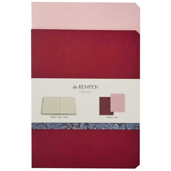 de Kempen Twist notitieboeken Large Amarone Brut        gelijnd