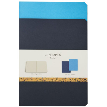 de Kempen Twist notitieboeken Large Blue Note Limitless gelijnd