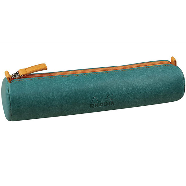Rhodia pennenetui Rhodiarama rond 215x50mm Peacock Blue