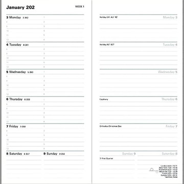 Letts of London agenda Classic Slim 7/1+Notes black