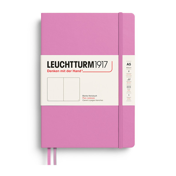 Leuchtturm1917 Medium A5 notitieboek Bubblegum blanco