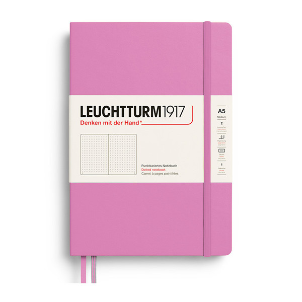 Leuchtturm1917 Medium A5 notitieboek Bubblegum dotted